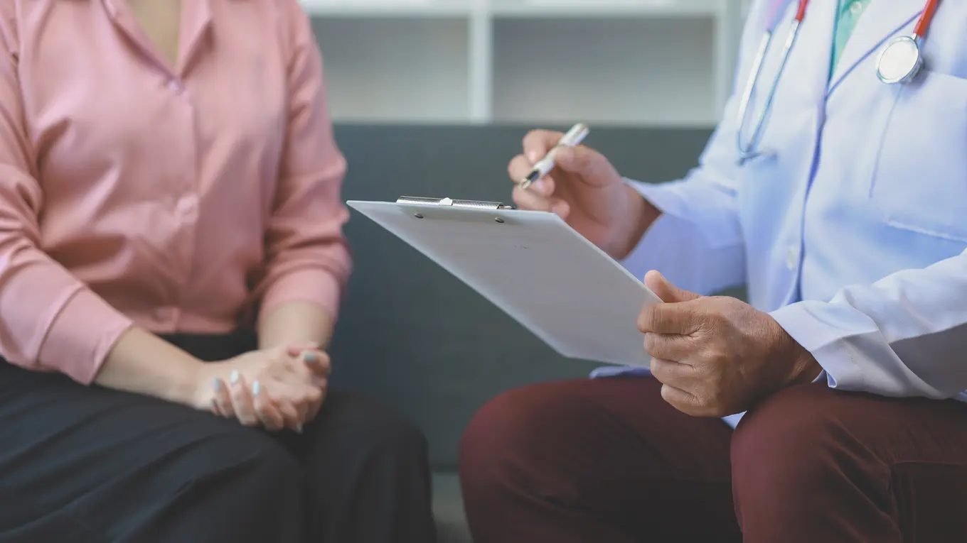 Doctor consulting with patient about treatment plan