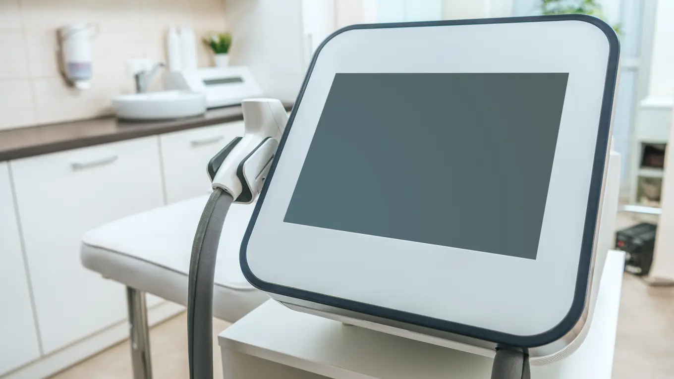 aesthetic treatment machine and treatment bed