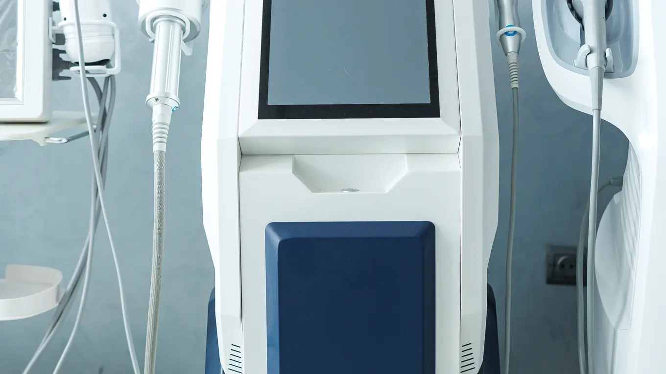 medical aesthetic treatment machines in a clean room